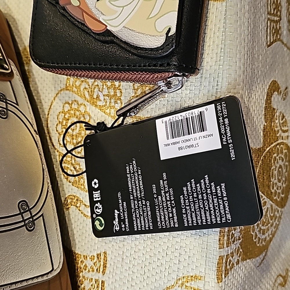 NWT Loungefly Star Wars: Lando Calrissian and Jabba the Hutt Wallet and backpack - Picture 4 of 8